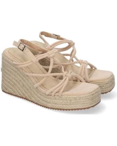 SPORT3PUNTO0 SANDALO CON ZEPPA JNS-5P500 BEIGE VARIOS COLORES