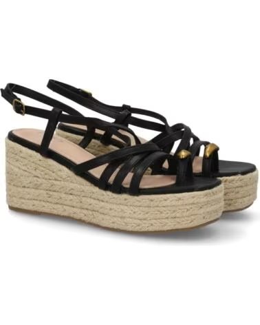 SPORT3PUNTO0 SANDALO CON ZEPPA E LISTINI HJN25-5S NERO VARIOS COLORES