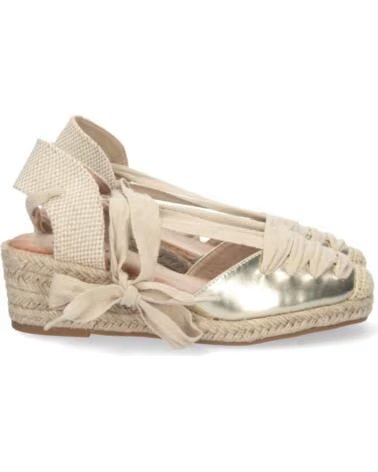 SPORT3PUNTO0 FZ22-26 KEILSANDALETTEN IN GOLD UND BEIGE VARIOS COLORES