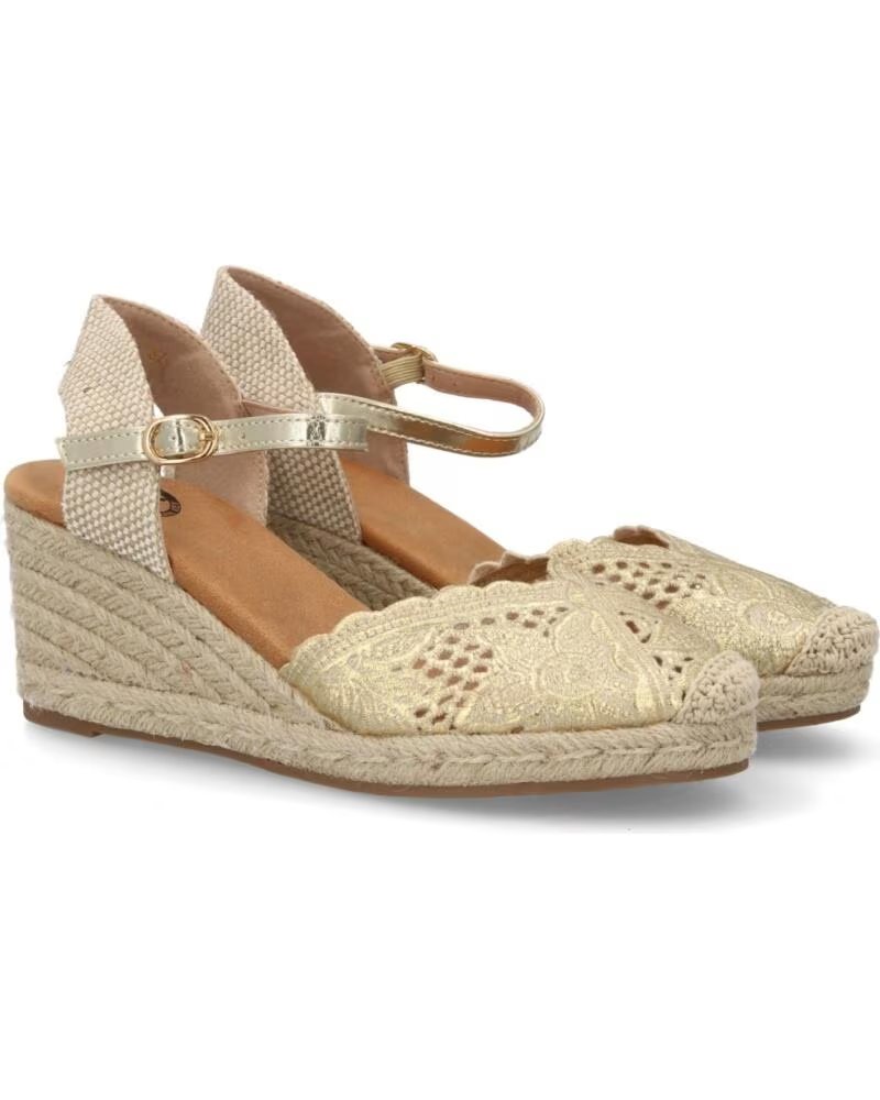 SPORT3PUNTO0 MT-82 GOLDENE KEILABSATZSCHUHE VARIOS COLORES