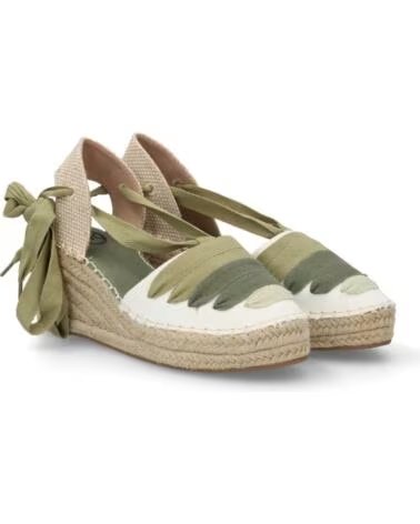 SPORT3PUNTO0 MT-123 KEIL-ESPADRILLES GRÜN VARIOS COLORES