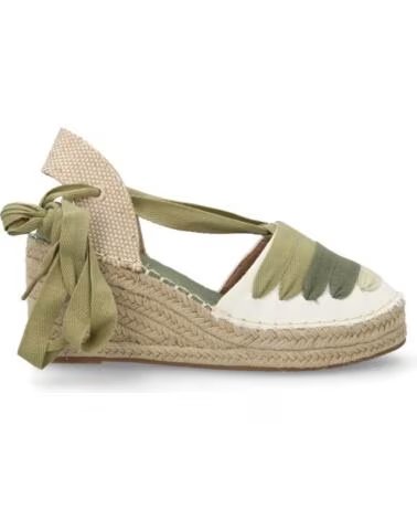 SPORT3PUNTO0 MT-123 KEIL-ESPADRILLES GRÜN VARIOS COLORES