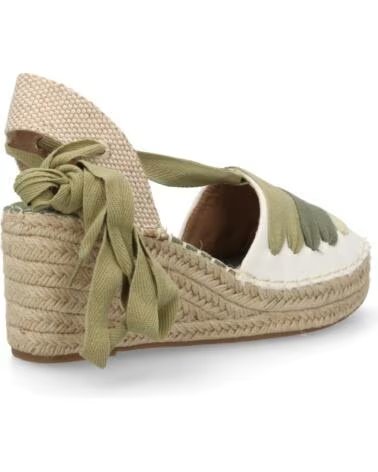 SPORT3PUNTO0 MT-123 KEIL-ESPADRILLES GRÜN VARIOS COLORES