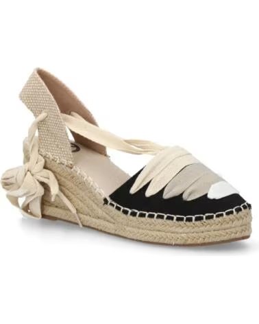 SPORT3PUNTO0 MT-123 KEIL-ESPADRILLE SCHWARZ VARIOS COLORES