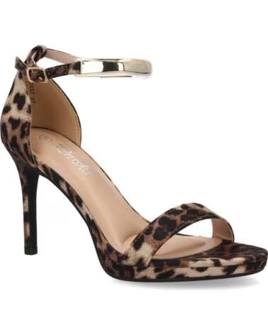 SPORT3PUNTO0 BD537 HIGH-HEEL-SANDALEN MIT LEOPARDENMUSTER VARIOS COLORES