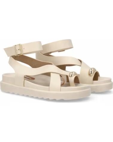 SPORT3PUNTO0 AG-421 APRIKOSENFARBENE LEDER-SANDALEN VARIOS COLORES