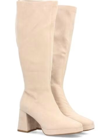 SPORT3PUNTO0 YG710 STIVALI ALTI CON TACCO LARGO BEIGE VARIOS COLORES