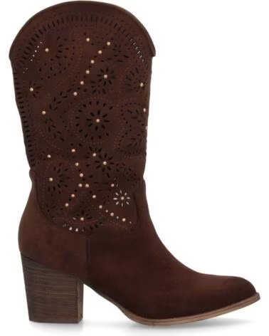 SPORT3PUNTO0 WESTERNSTIEFEL A-5603 KAFFEE QUASTEN VARIOS COLORES
