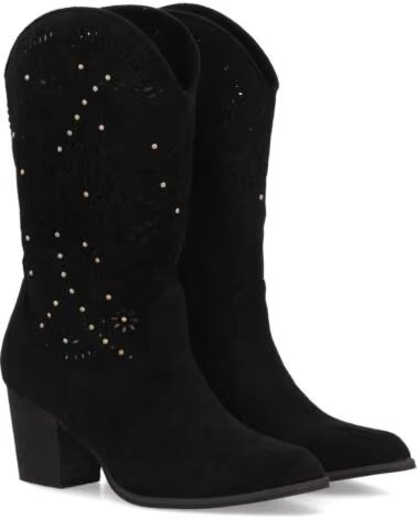SPORT3PUNTO0 A-5603 SCHWARZE WESTERNSTIEFEL MIT NIETEN VARIOS COLORES