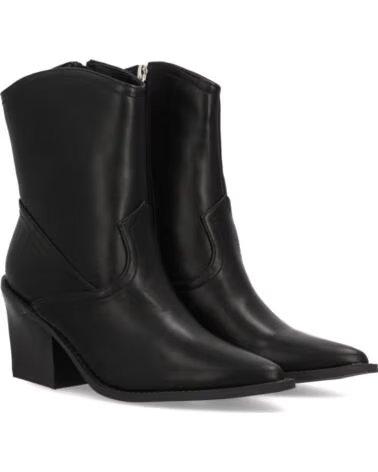 SPORT3PUNTO0 S-5568 STIVALETTI TACCO STILE COWBOY IN NERO VARIOS COLORES