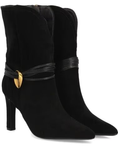 SPORT3PUNTO0 S-5537 SCHWARZE HIGH-HEEL-STIEFELETTEN MIT METALLIC-DETAILS VARIOS COLORES