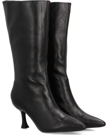 SPORT3PUNTO0 S-5519 DAMEN-STIEFEL HOCH AUS LEDER IN SCHWARZ VARIOS COLORES