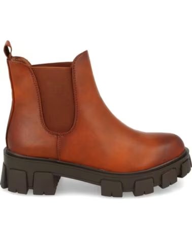 SPORT3PUNTO0 STIVALETTI CHELSEA IN PELLE 2052 CAMEL VARIOS COLORES