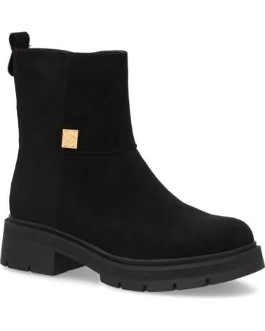 SPORT3PUNTO0 AA-36 SCHWARZE WILDLEDER-STIEFELETTEN VARIOS COLORES