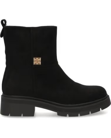 SPORT3PUNTO0 AA-36 SCHWARZE WILDLEDER-STIEFELETTEN VARIOS COLORES