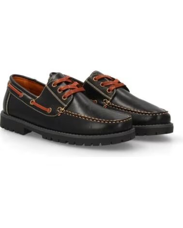 SPORT3PUNTO0 VRAE-99 CHAUSSURES BATEAU EN CUIR NOIR VARIOS COLORES