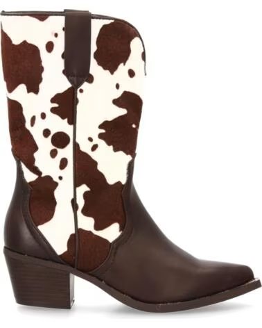 SPORT3PUNTO0 WESTERNSTIEFEL 7693 BRAUN KUHMUSTER VARIOS COLORES
