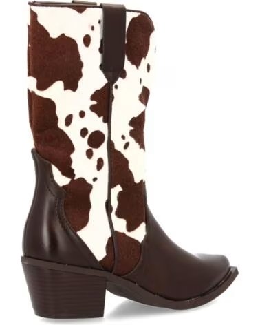 SPORT3PUNTO0 WESTERNSTIEFEL 7693 BRAUN KUHMUSTER VARIOS COLORES