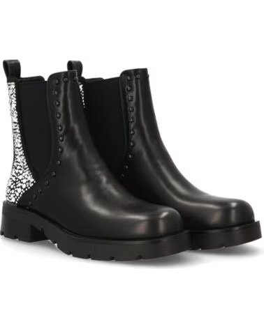 SPORT3PUNTO0 52097 BOTTINES CHELSEA EN CUIR AVEC STRASS ET CLOUS VARIOS COLORES