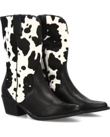 SPORT3PUNTO0 7693 BOTAS CAMPERAS DE PIEL CON ESTAMPADO DE VACA VARIOS COLORES