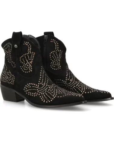 SPORT3PUNTO0 WESTERN STIEFELETTEN A-5402 SCHWARZ MIT NIETEN VARIOS COLORES