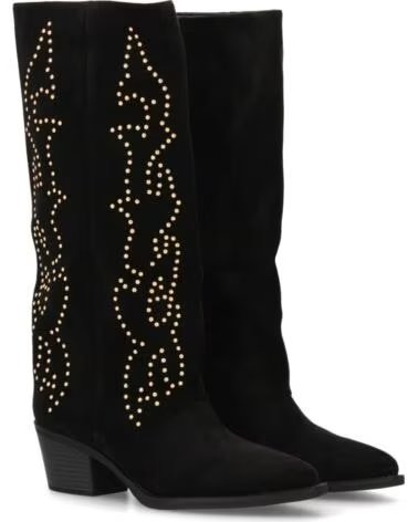 SPORT3PUNTO0 4022 BOTAS CAMPERAS ALTAS NEGRAS CON TACHUELAS VARIOS COLORES