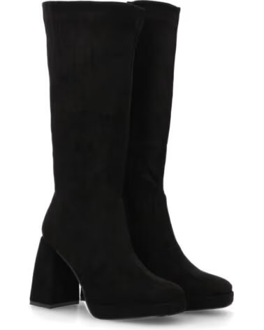 SPORT3PUNTO0 2S-2089 SCHWARZE HOHE STIEFEL BREITER ABSATZ VARIOS COLORES