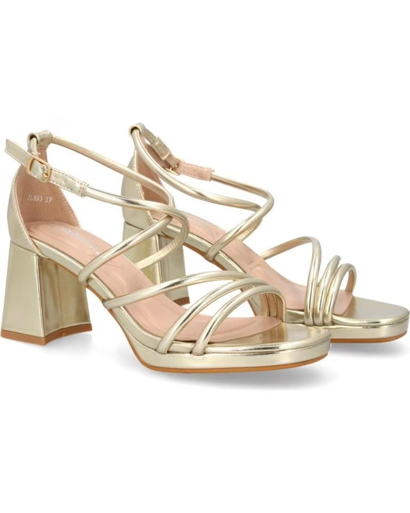 SPORT3PUNTO0 JL893 GOLDENE HIGH-HEEL-SANDALEN VARIOS COLORES