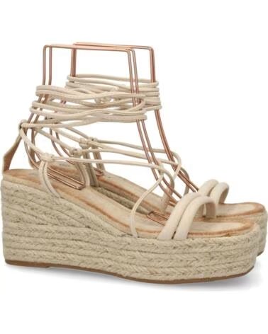 SPORT3PUNTO0 SANDALI CON ZEPPA JNS336 BEIGE VARIOS COLORES