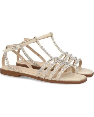 SPORT3PUNTO0 H83 SANDALI BASSI DONNA BEIGE CON BORCHIE VARIOS COLORES