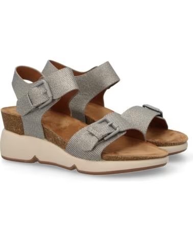 SANDALIA DE CUÑA SPORT3PUNTO0 3345 EN PLATA VARIOS COLORES