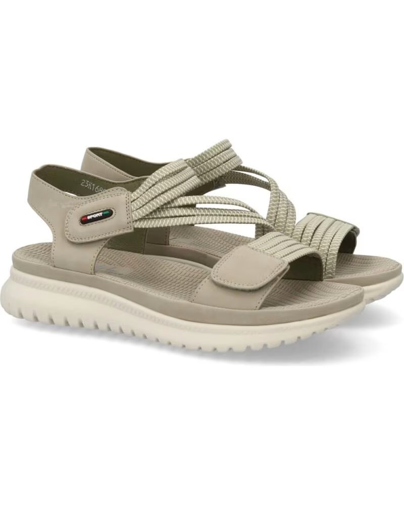 SPORT3PUNTO0 23K1688 SPORTSANDALEN DAMEN GRÜN VARIOS COLORES