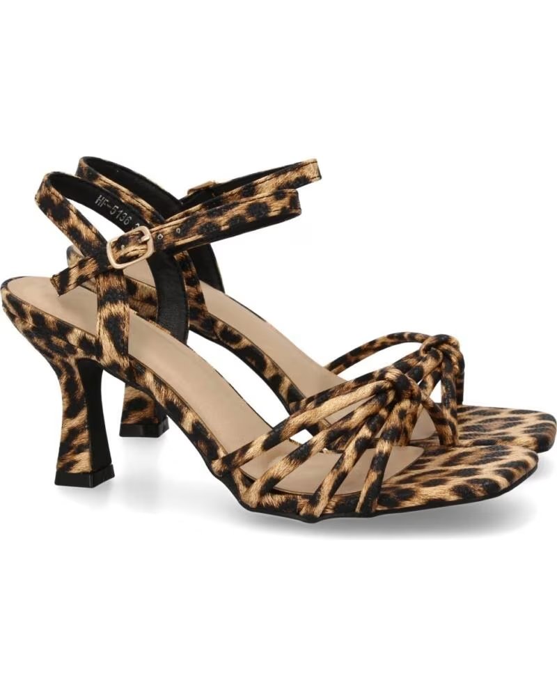 SPORT3PUNTO0 HF-5136 LEOPARD HIGH-HEEL-SANDALEN VARIOS COLORES