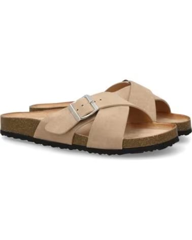 SPORT3PUNTO0 AY-2239 BEIGE FLACHE KREUZSANDALEN VARIOS COLORES