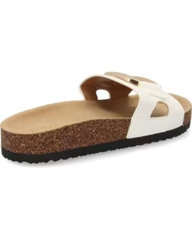 SPORT3PUNTO0 VR5-1756 FLACHE SANDALEN WEISS VARIOS COLORES