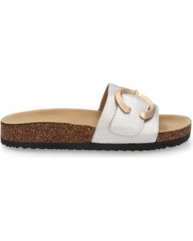 SPORT3PUNTO0 FLACHE SANDALEN VR5-1757 SILBER VARIOS COLORES