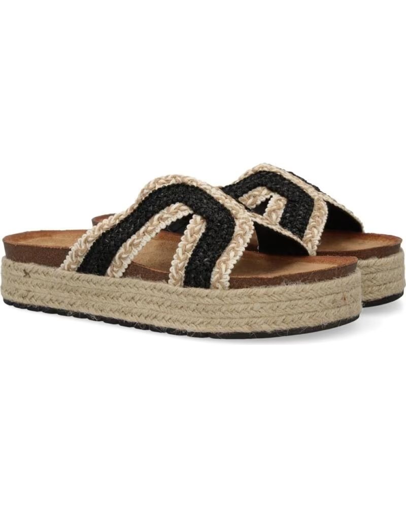 SPORT3PUNTO0 3U11 PLATEAU-SANDALEN MIT ÜBERKREUZTEN RIEMEN VARIOS COLORES