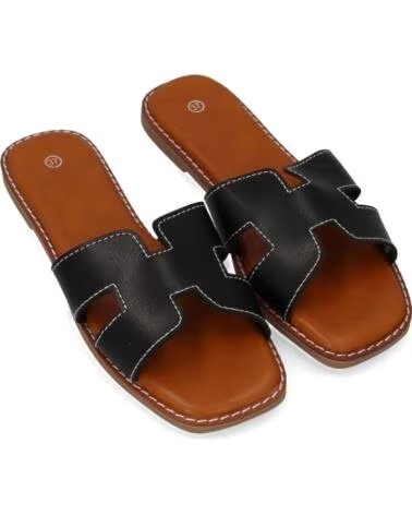 SPORT3PUNTO0 M-8081 FLACHE SANDALEN SCHWARZ VARIOS COLORES