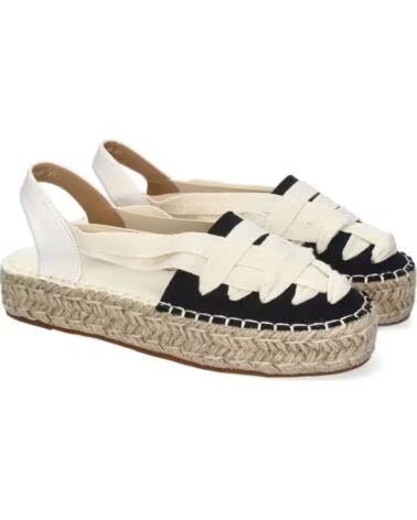 SPORT3PUNTO0 3U18 ESPARTO SANDALEN SCHWARZ UND WEISS VARIOS COLORES