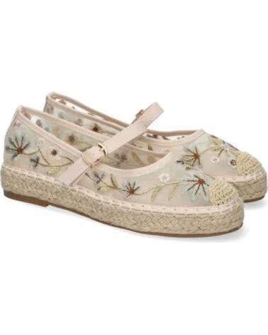 SPORT3PUNTO0 HA-5282 CHAUSSURES PLATES BRODÉES BEIGE VARIOS COLORES