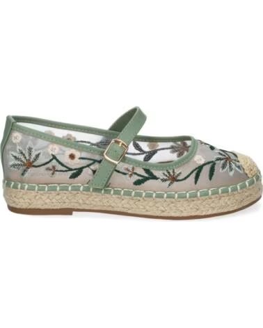SPORT3PUNTO0 HA-5282 ESPADRILLES BRODÉES VERT VARIOS COLORES