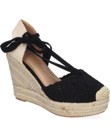 SPORT3PUNTO0 JC-5019 ESPADRILLES COMPENSÉES NOIR VARIOS COLORES