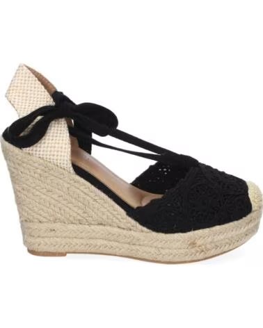 SPORT3PUNTO0 JC-5019 ESPADRILLES COMPENSÉES NOIR VARIOS COLORES