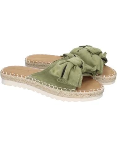SPORT3PUNTO0 FB-5056 FLACHE SANDALEN MIT SCHLEIFE GRÜN VARIOS COLORES