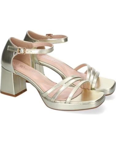 SANDALI CON TACCO SPORT3PUNTO0 WXL821 ORO VARIOS COLORES