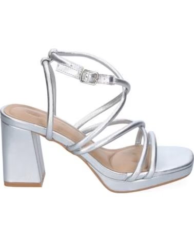 SPORT3PUNTO0 A-3257 SILBERNE ABSATZSANDALEN VARIOS COLORES