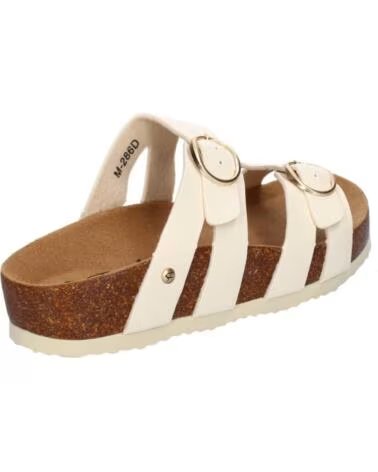 SPORT3PUNTO0 M-286 FLACHE SANDALEN BEIGE VARIOS COLORES