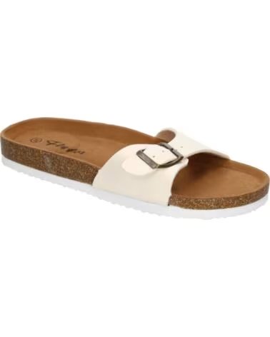 SPORT3PUNTO0 M-102 FLACHE SANDALEN BEIGE VARIOS COLORES