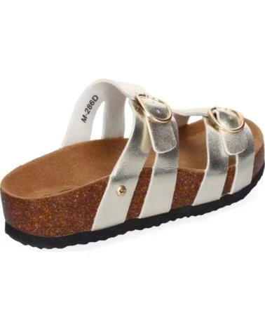 SPORT3PUNTO0 M-286-ORO SANDALIAS PLANAS DORADAS VARIOS COLORES