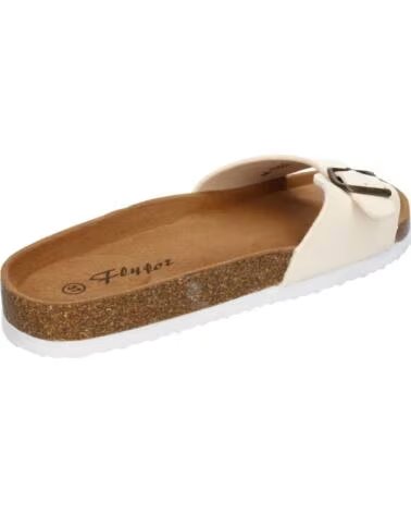 SPORT3PUNTO0 M-102 FLACHE SANDALEN BEIGE VARIOS COLORES